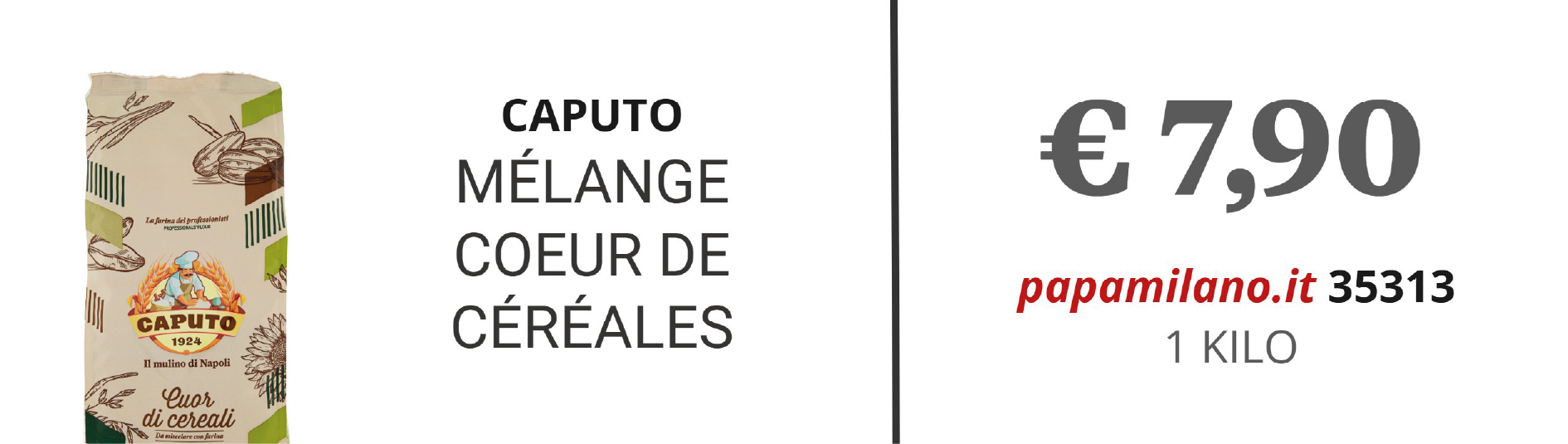 CAPUTO MÉLANGE COEUR DE CÉRÉALES